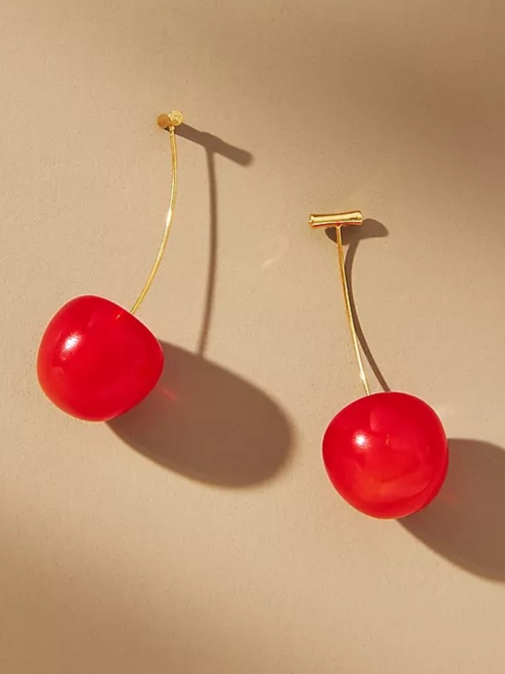 By Anthropologie Cherry Drop Earrings